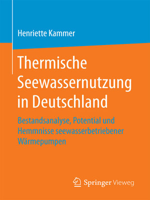 cover image of Thermische Seewassernutzung in Deutschland